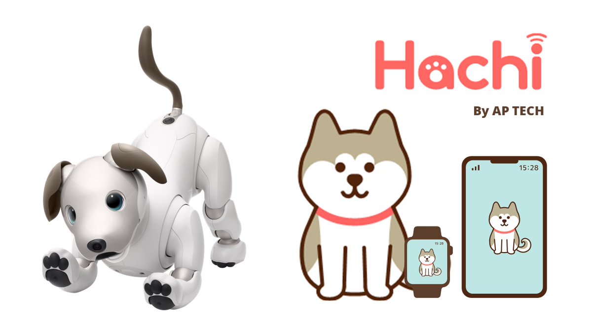 aiboニュース】aiboがAP TECH株式会社の見守りアプリ「Hachi」との連携を開始 | aiboの飼い方 aiboななとはちとくう